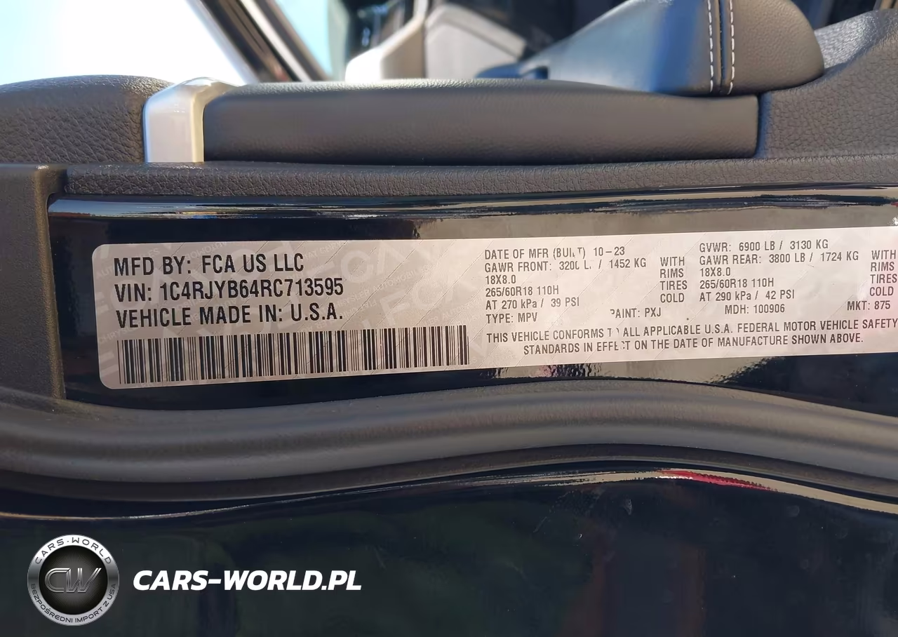 2024 Jeep Grand Cherokee 4Xe VIN:1C4RJYB64RC713595 - 9