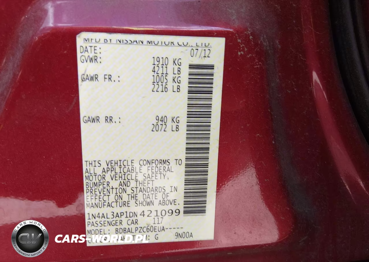 2013 Nissan Altima 2.5 VIN:1N4AL3AP1DN421099 - 9