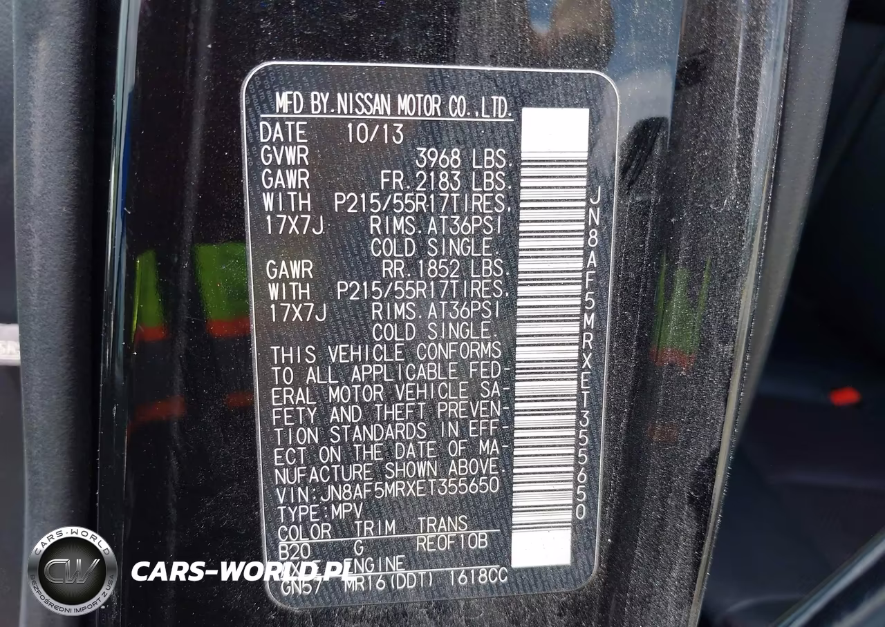 2014 Nissan Juke Sl VIN:JN8AF5MRXET355650 - 9