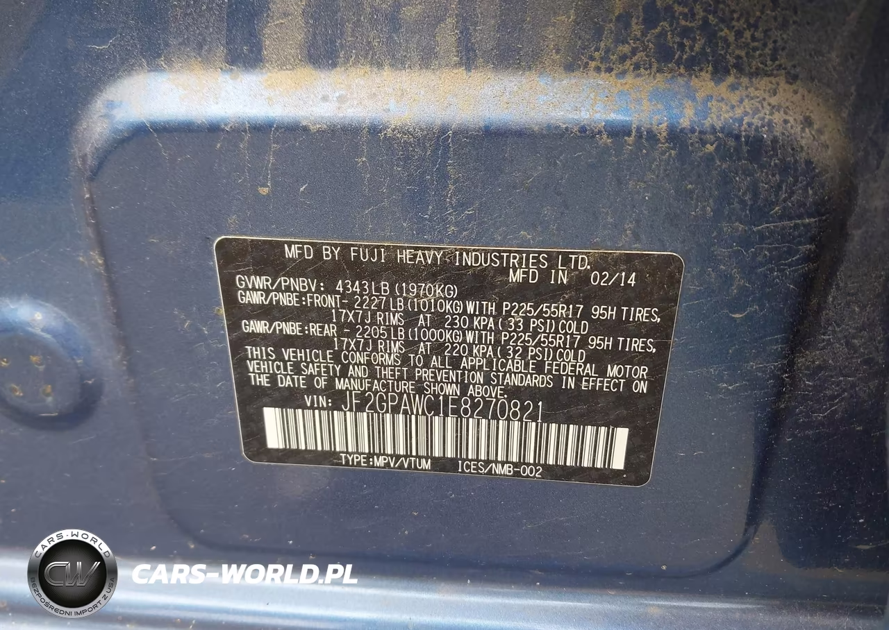 2014 Subaru Xv Crosstrek 2.0I Premium VIN:JF2GPAWC1E8270821 - 9