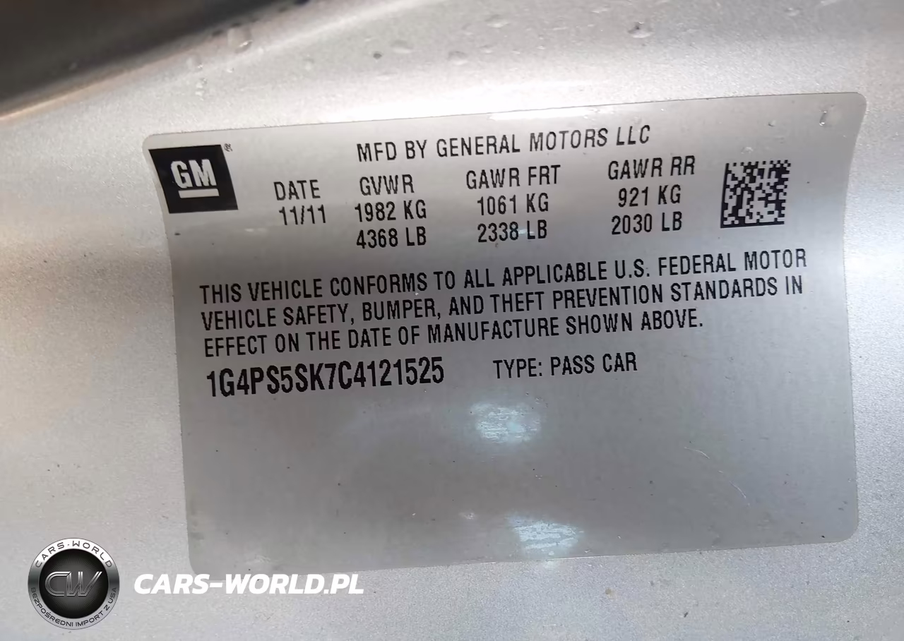 2012 Buick Verano Leather Group VIN:1G4PS5SK7C4121525 - 9