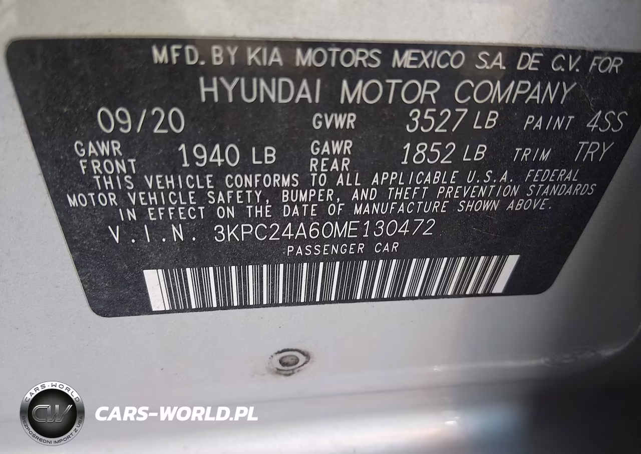 2021 Hyundai Accent Se VIN:3KPC24A60ME130472 - 9