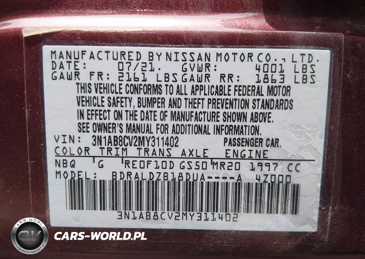 2021 Nissan Sentra Sv Xtronic Cvt VIN:3N1AB8CV2MY311402 - 9