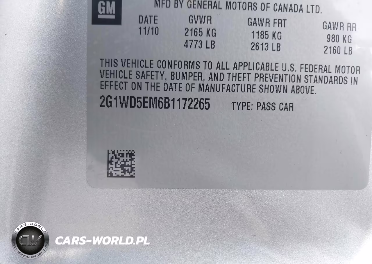 2011 Chevrolet Impala Police VIN:2G1WD5EM6B1172265 - 9