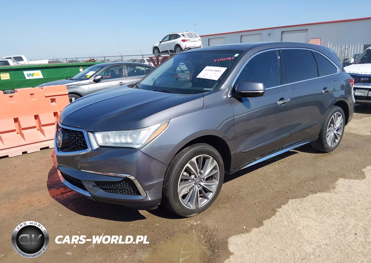 2017 Acura Mdx Technology Entertainment Pkgs VIN:5FRYD3H76HB007461 - 2