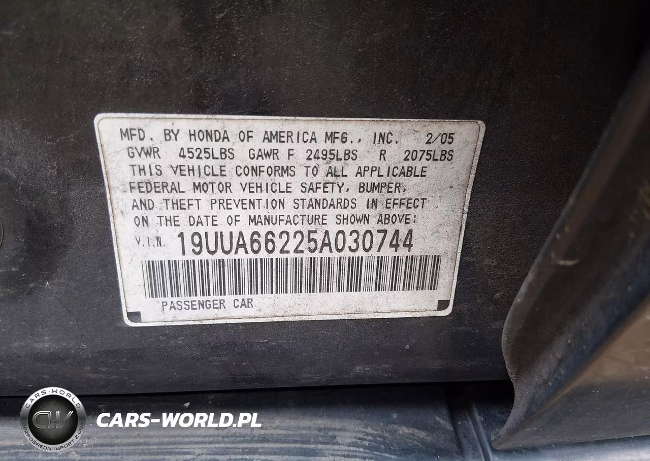 2005 Acura Tl VIN:19UUA66225A030744 - 9