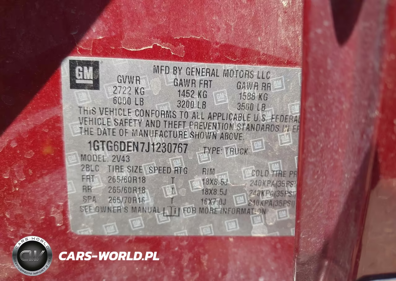 2018 GMC Canyon Slt VIN:1GTG6DEN7J1230767 - 9