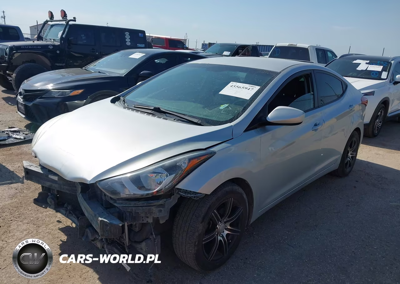 2015 Hyundai Elantra Se VIN:5NPDH4AE0FH626946 - 2