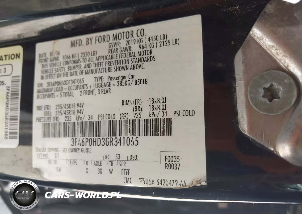 2016 Ford Fusion Se VIN:3FA6P0HD3GR341065 - 9