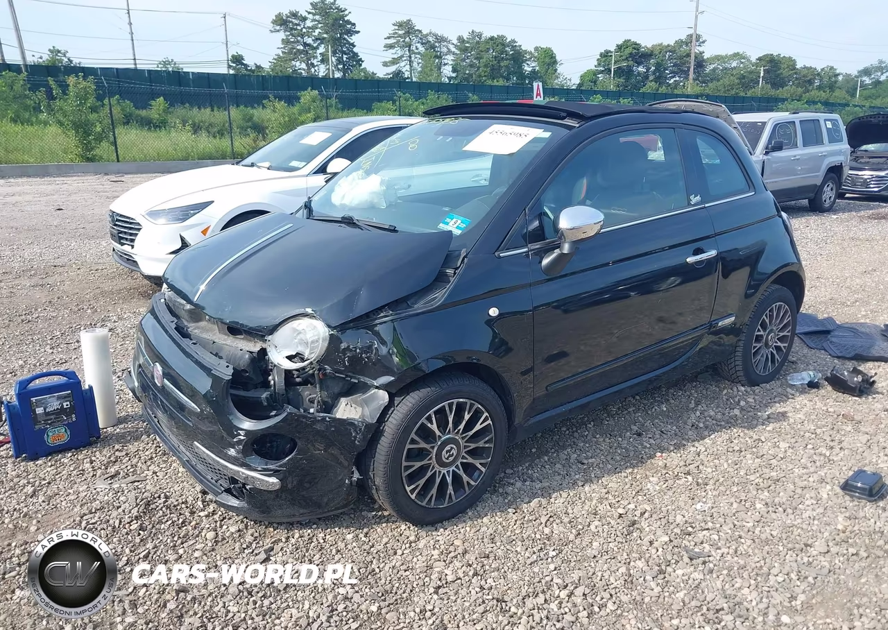 2012 Fiat 500C Lounge VIN:3C3CFFER3CT225689 - 2