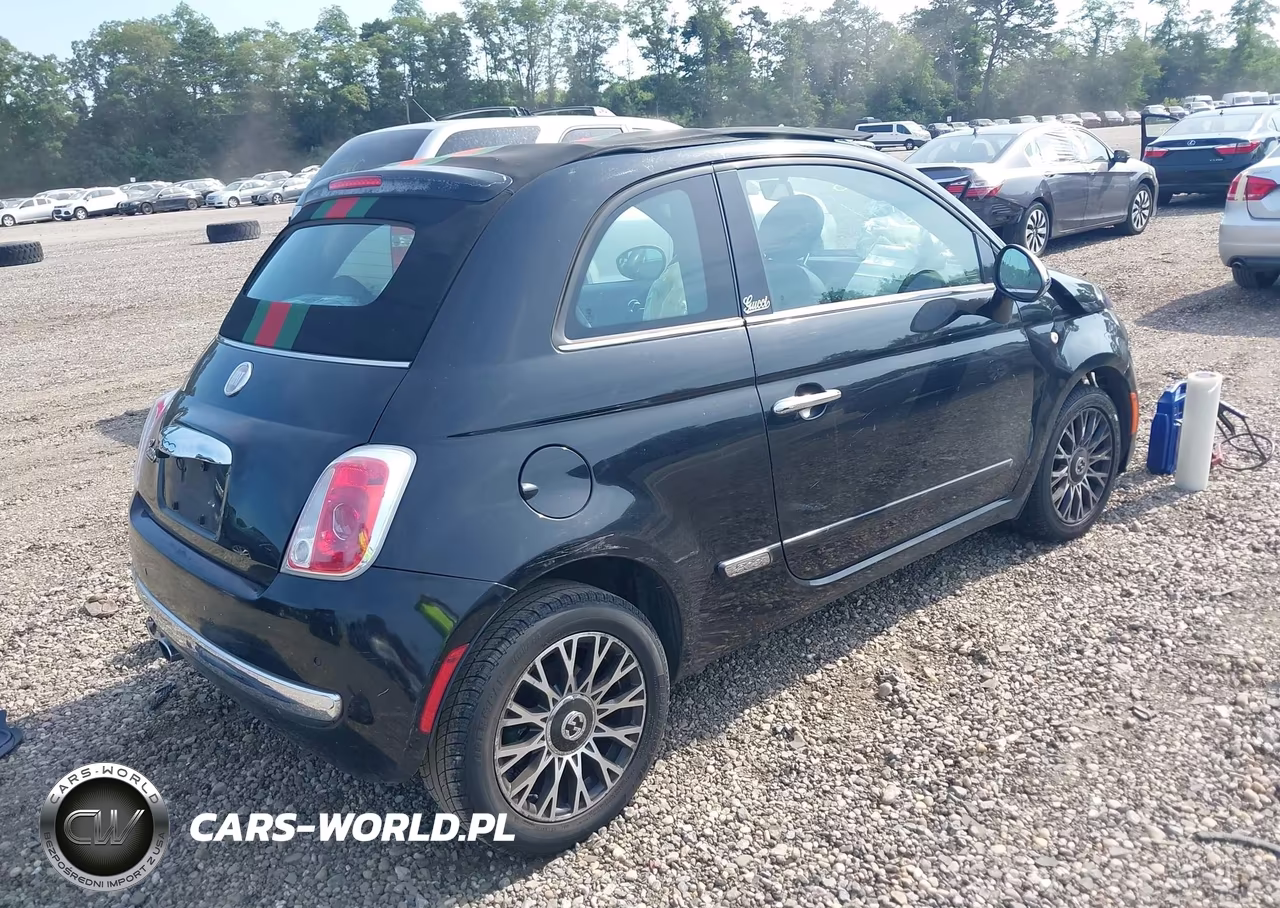 2012 Fiat 500C Lounge VIN:3C3CFFER3CT225689 - 4