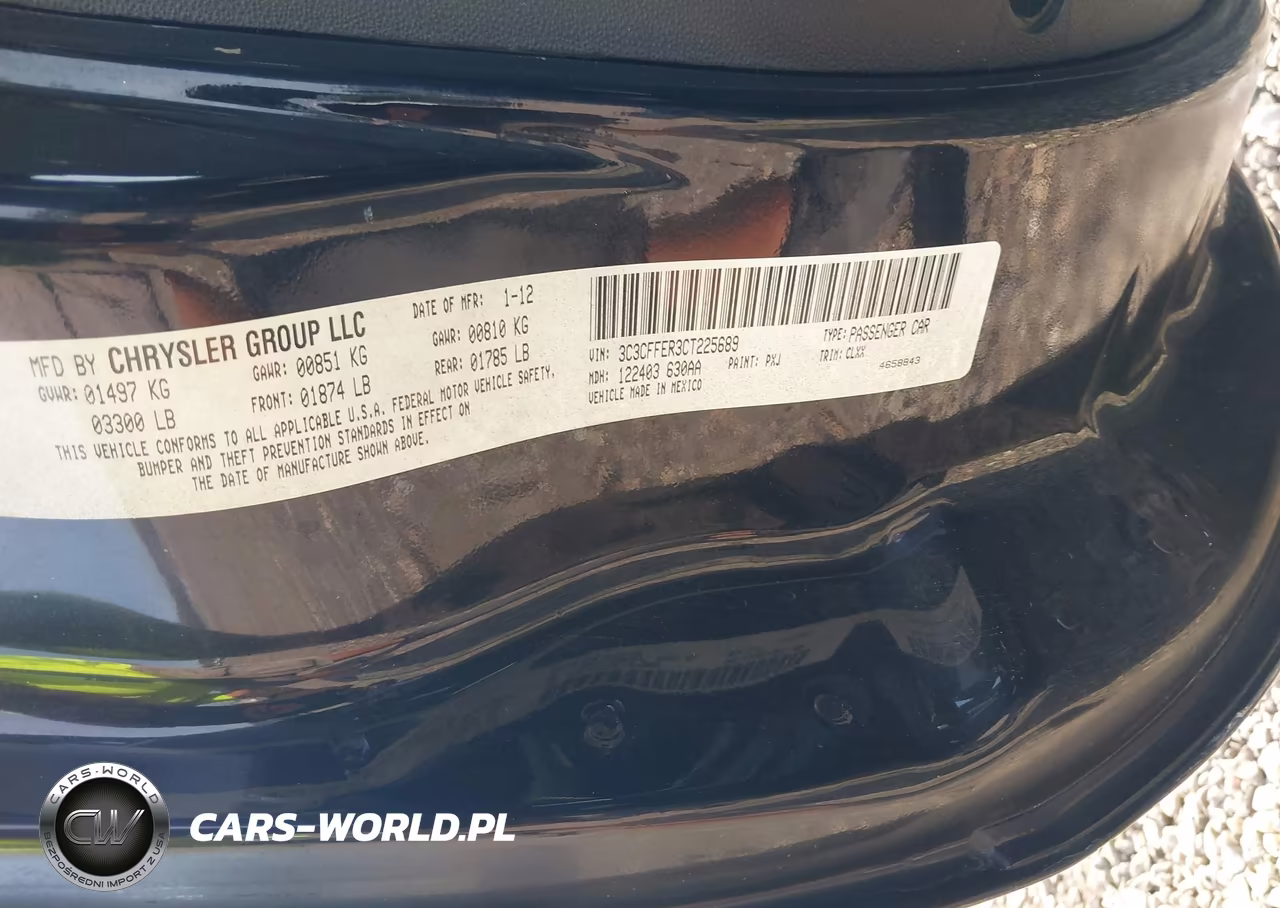 2012 Fiat 500C Lounge VIN:3C3CFFER3CT225689 - 9