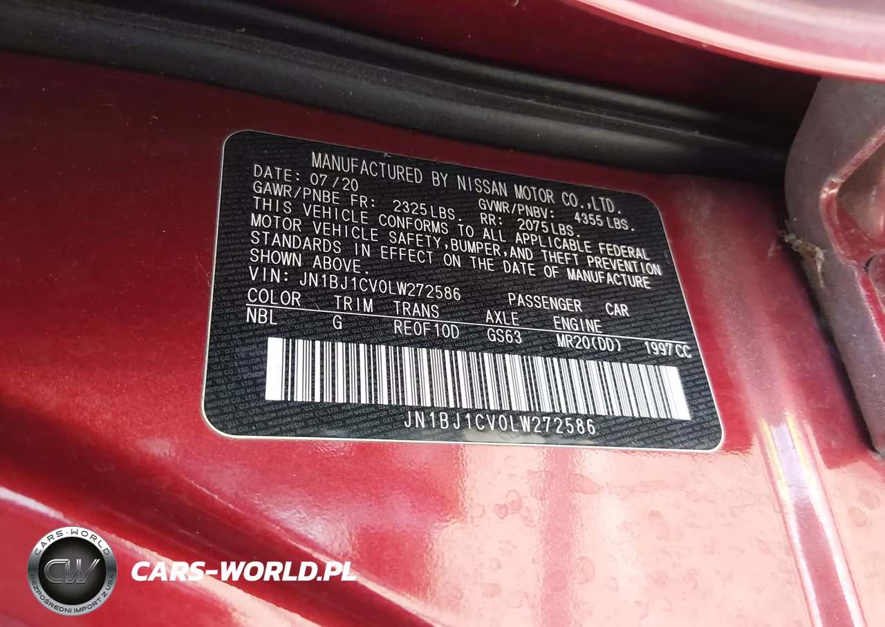 2020 Nissan Rogue Sport S Fwd Xtronic Cvt VIN:JN1BJ1CV0LW272586 - 9