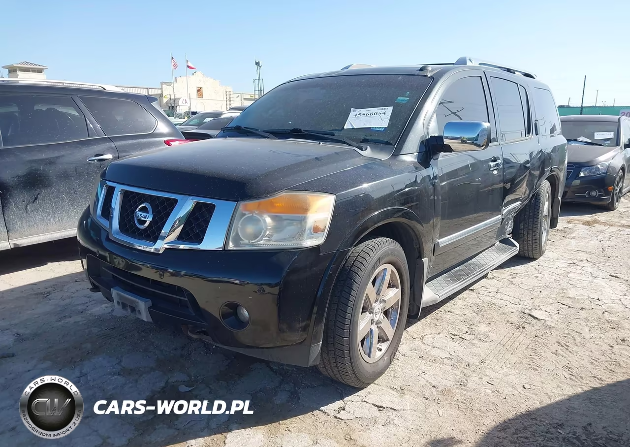 2014 Nissan Armada Platinum-Sl-Sv VIN:5N1AA0NDXEN606313 - 2