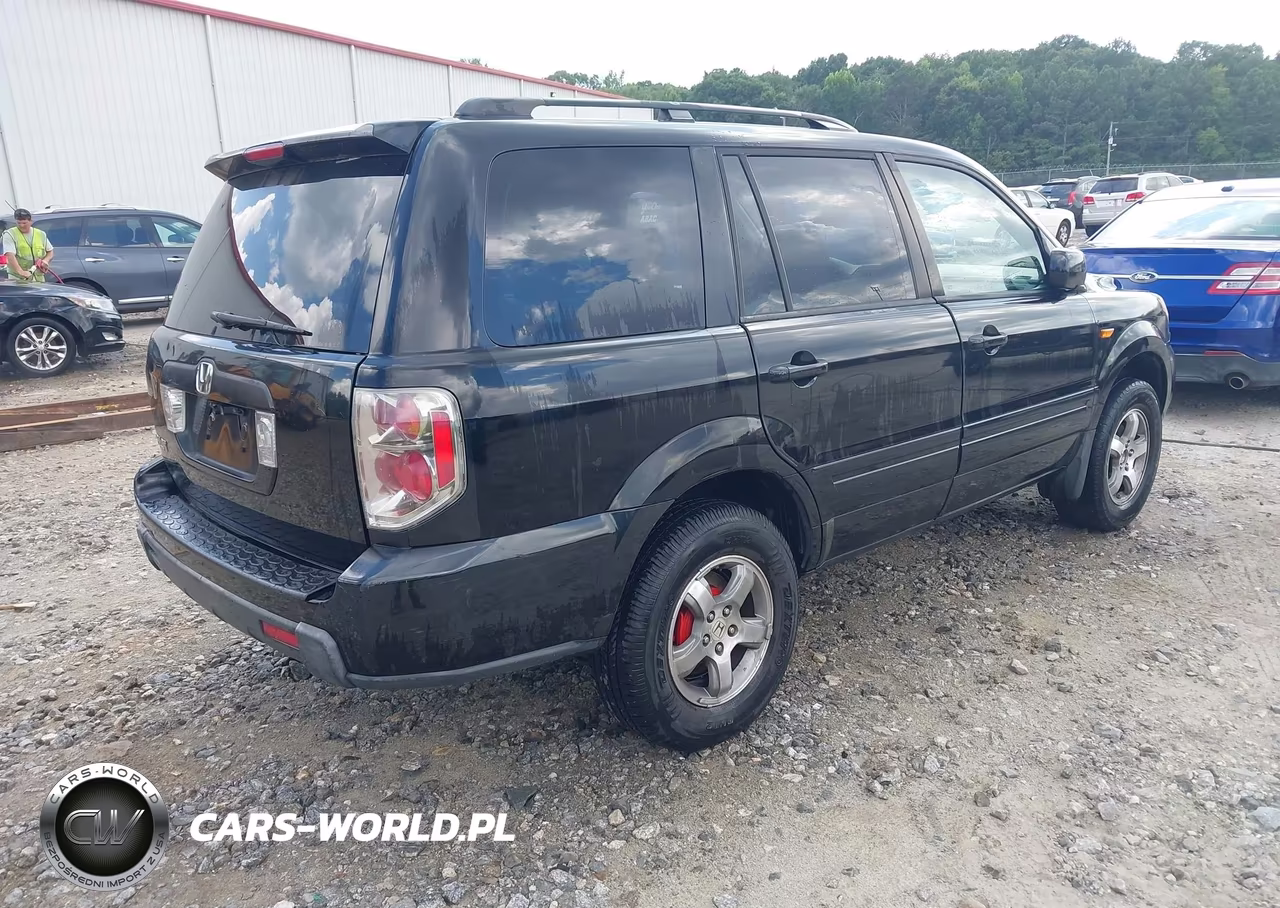 2007 Honda Pilot Ex-L VIN:5FNYF28667B018570 - 4