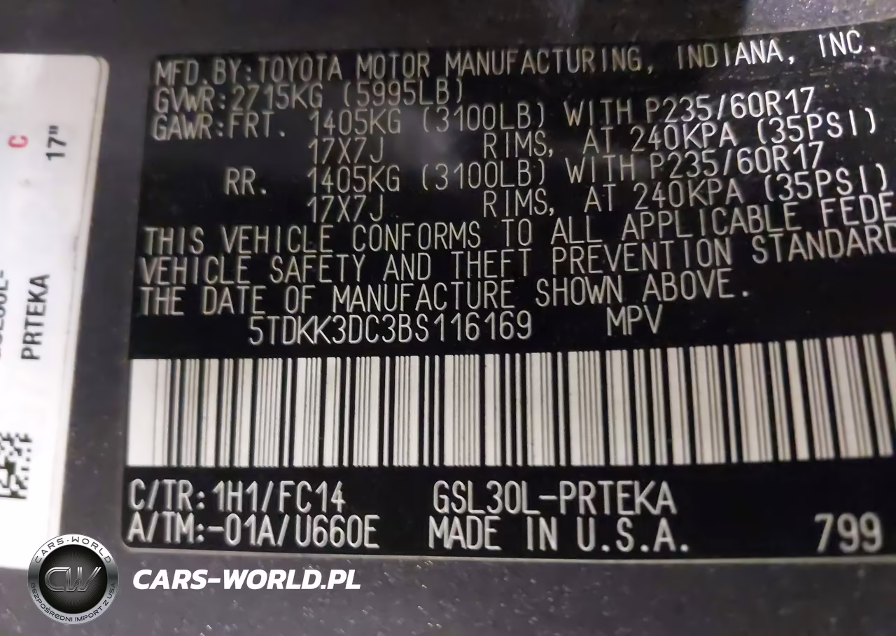 2011 Toyota Sienna Le V6 VIN:5TDKK3DC3BS116169 - 9