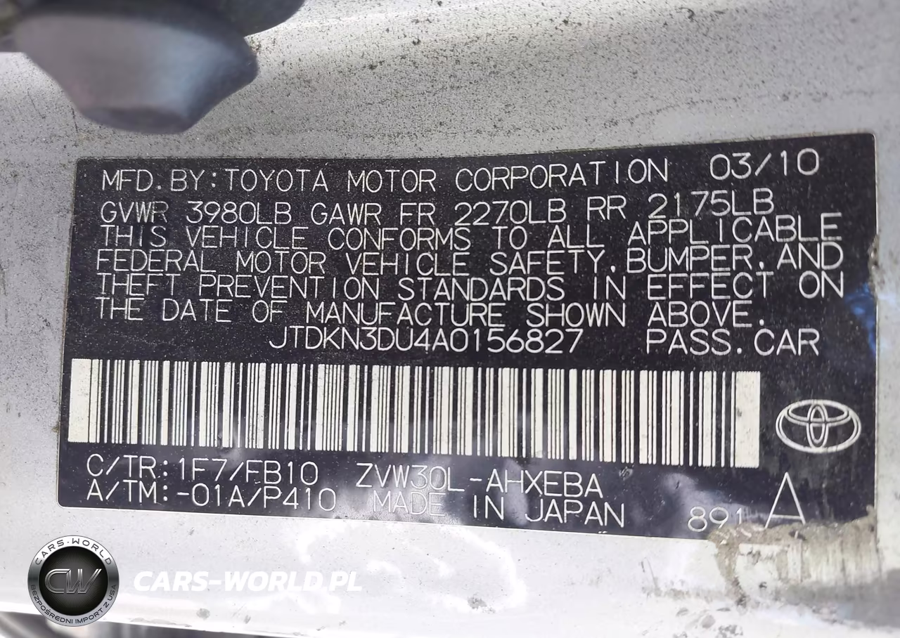 2010 Toyota Prius Ii VIN:JTDKN3DU4A0156827 - 9