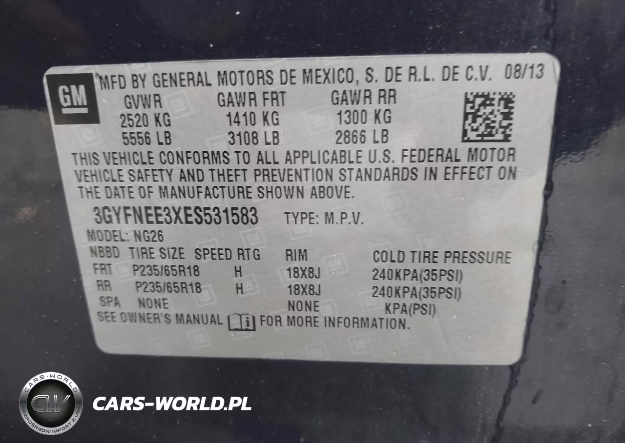2014 Cadillac Srx Luxury Collection VIN:3GYFNEE3XES531583 - 9