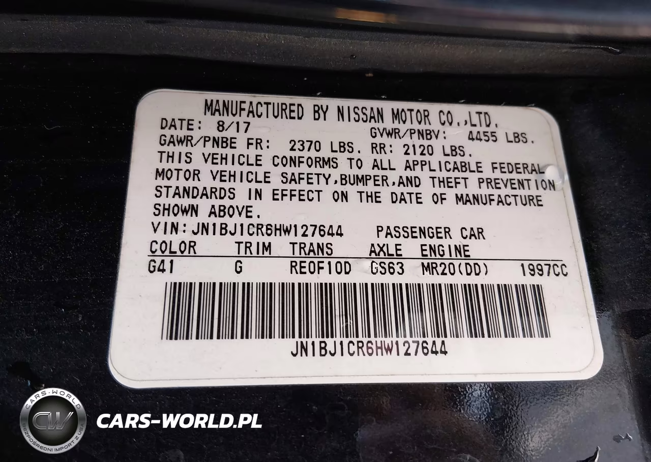 2017 Nissan Rogue Sport Sl VIN:JN1BJ1CR6HW127644 - 9