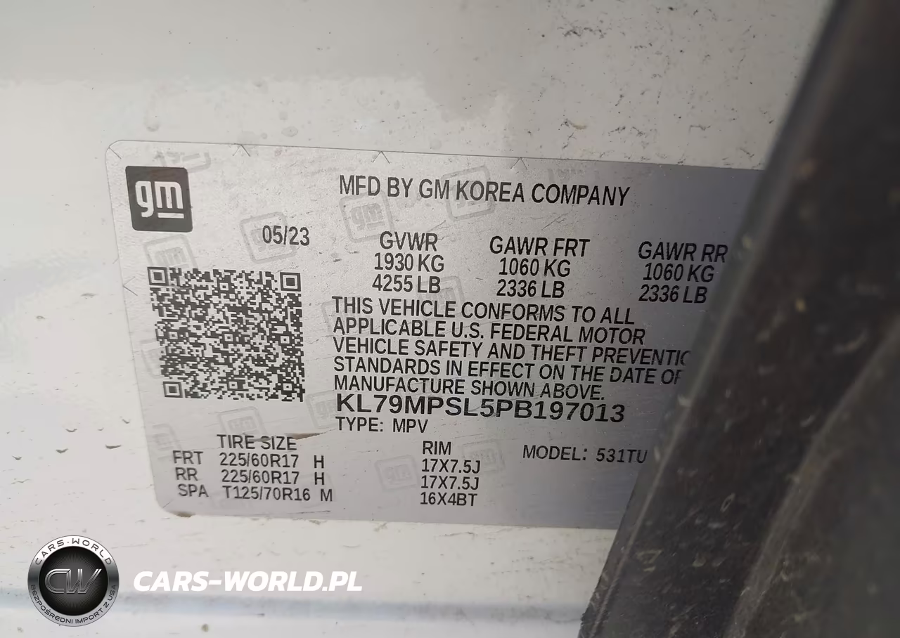 2023 Chevrolet Trailblazer Fwd Lt VIN:KL79MPSL5PB197013 - 9