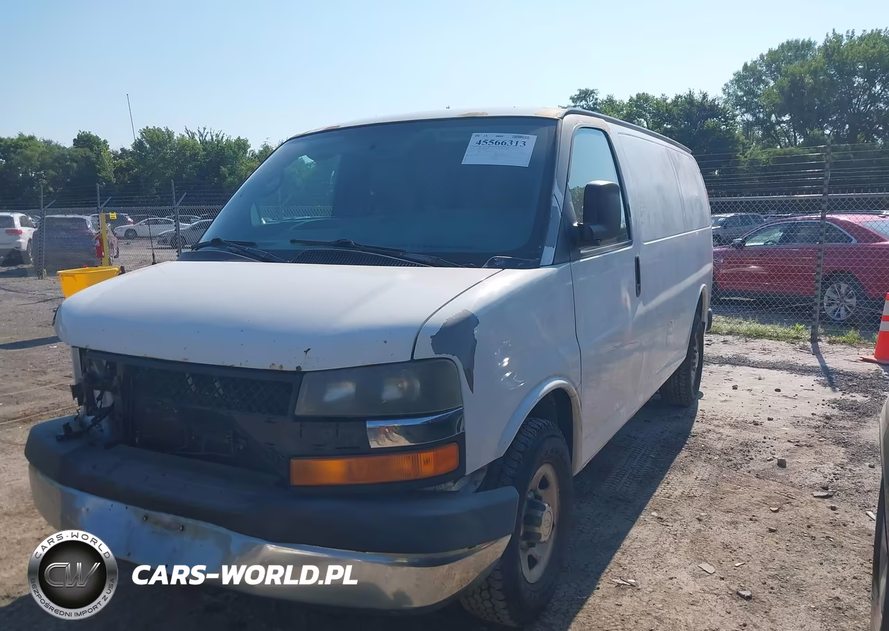 2010 Chevrolet Express 2500 Work Van VIN:1GCZGFBA3A1109432 - 2