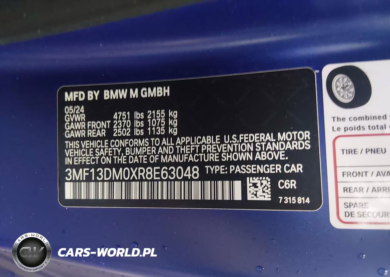 2024 BMW M2 VIN:3MF13DM0XR8E63048 - 9