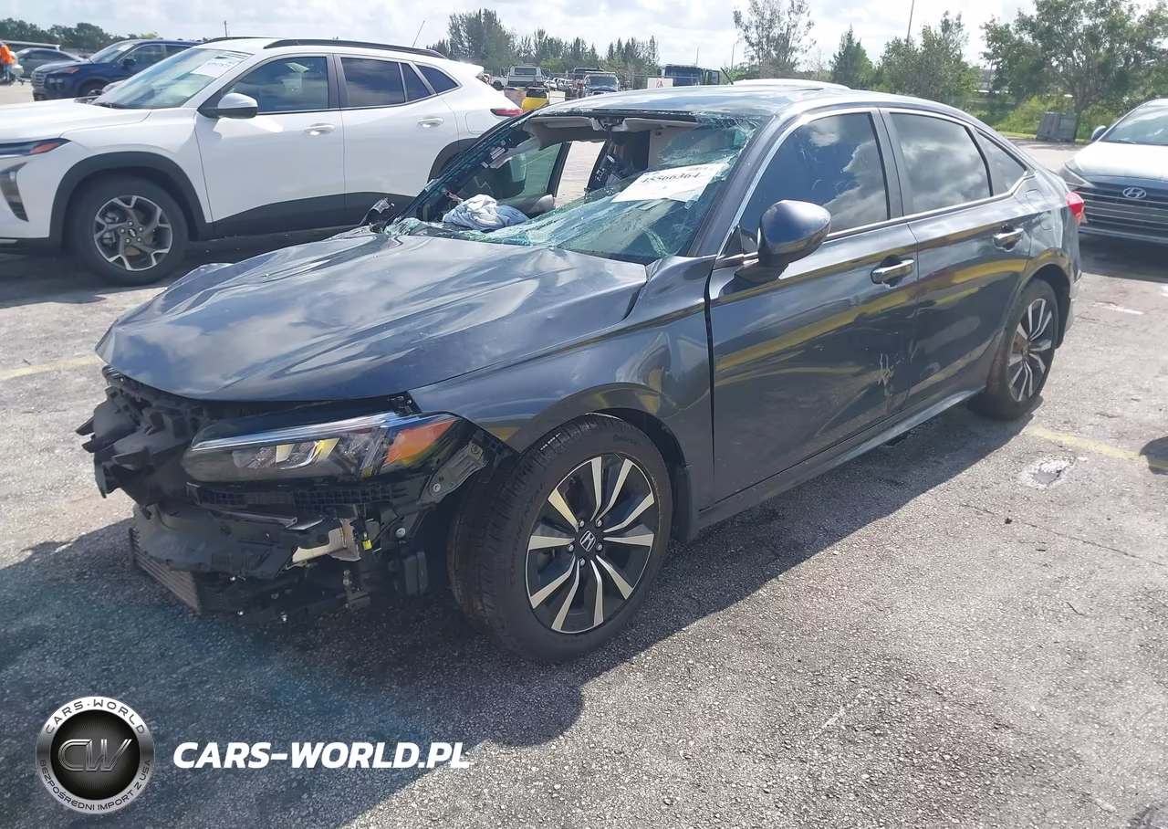 2022 Honda Civic Ex VIN:JHMFE1F77NX007949 - 2