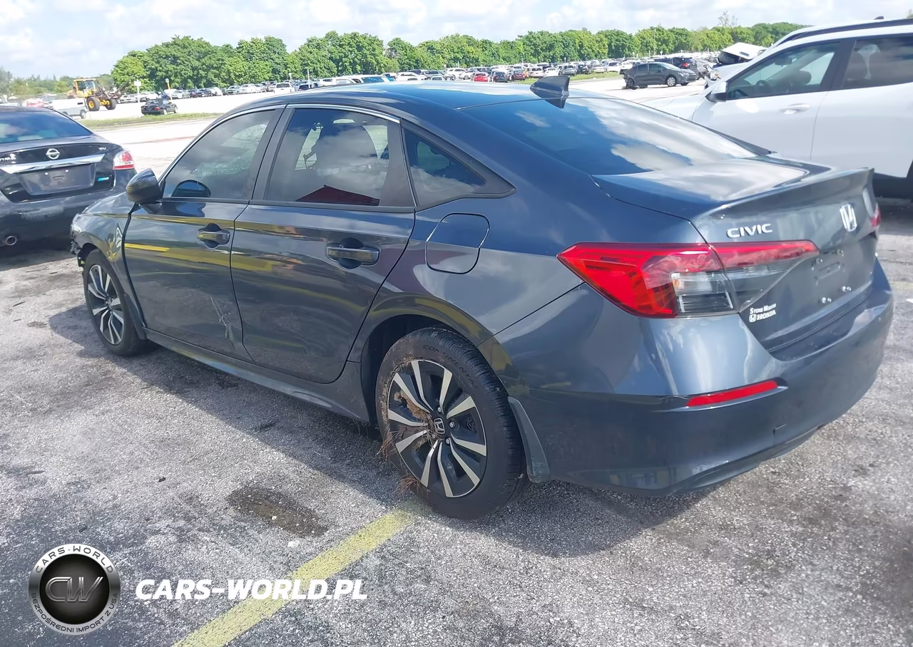 2022 Honda Civic Ex VIN:JHMFE1F77NX007949 - 3