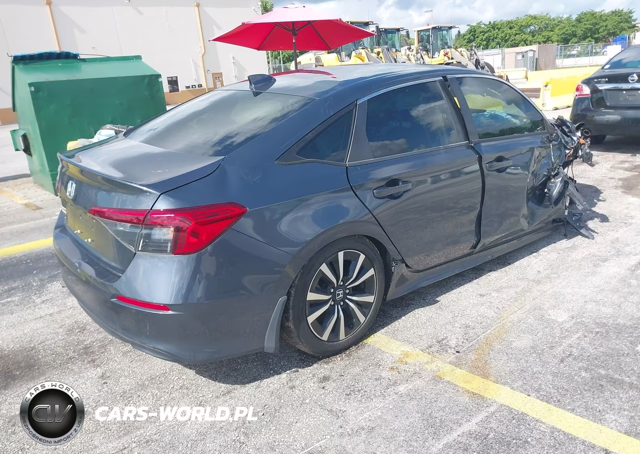 2022 Honda Civic Ex VIN:JHMFE1F77NX007949 - 4