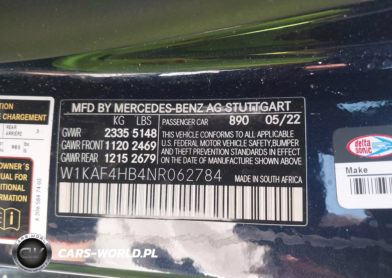 2022 Mercedes-Benz C 300 4Matic VIN:W1KAF4HB4NR062784 - 9
