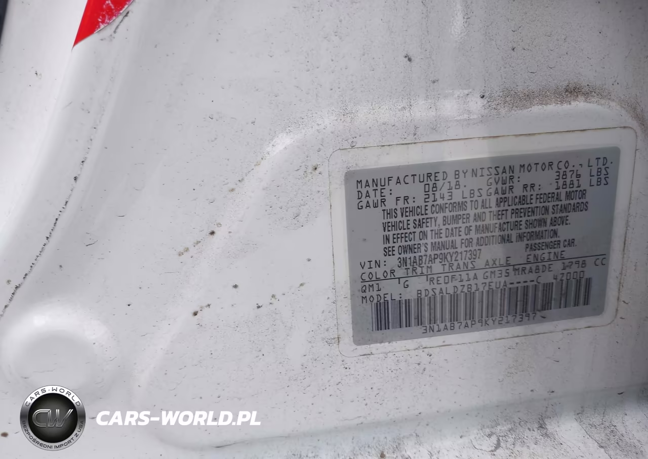 2019 Nissan Sentra Sv VIN:3N1AB7AP9KY217397 - 9