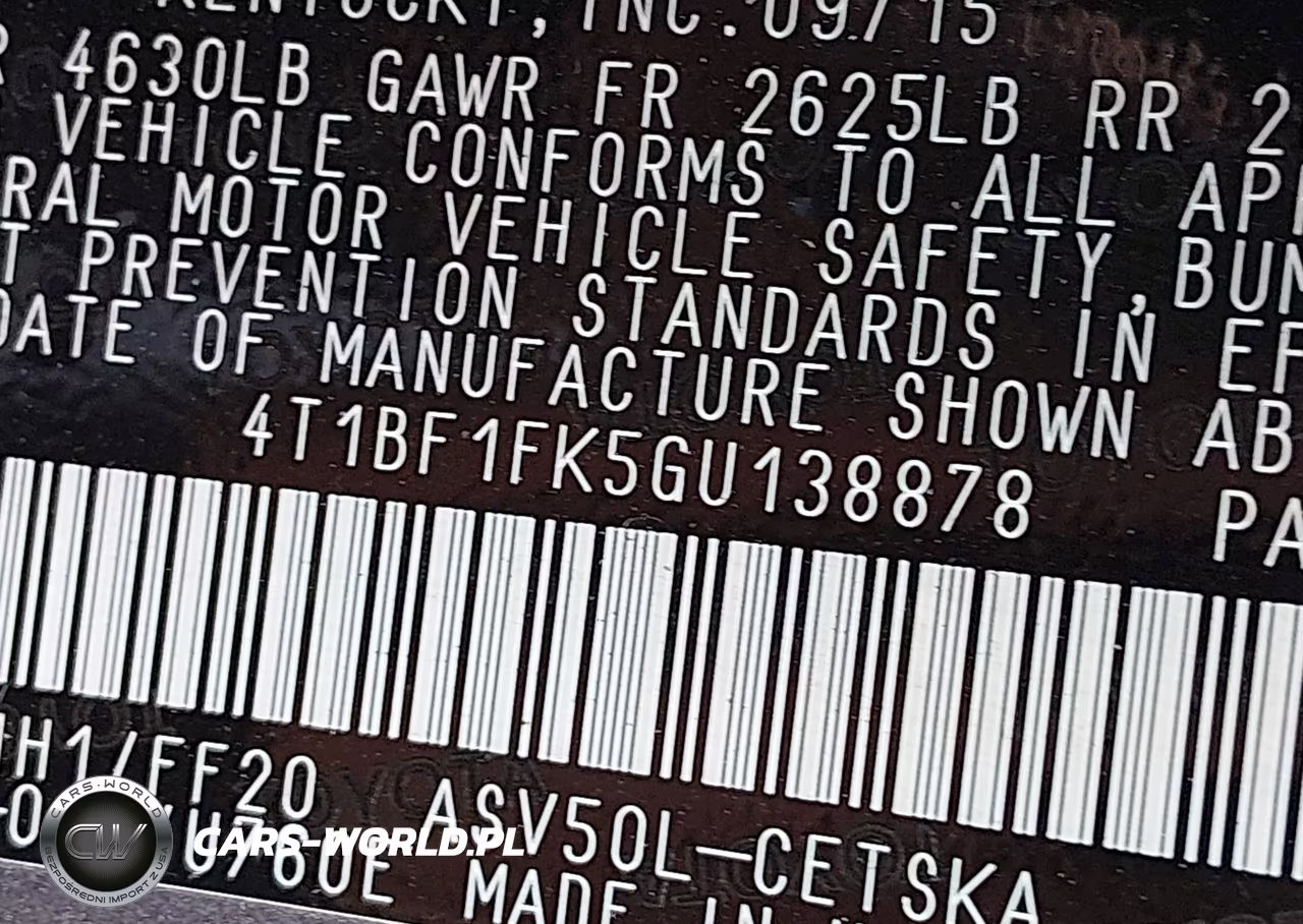 2016 Toyota Camry Se VIN:4T1BF1FK5GU138878 - 9