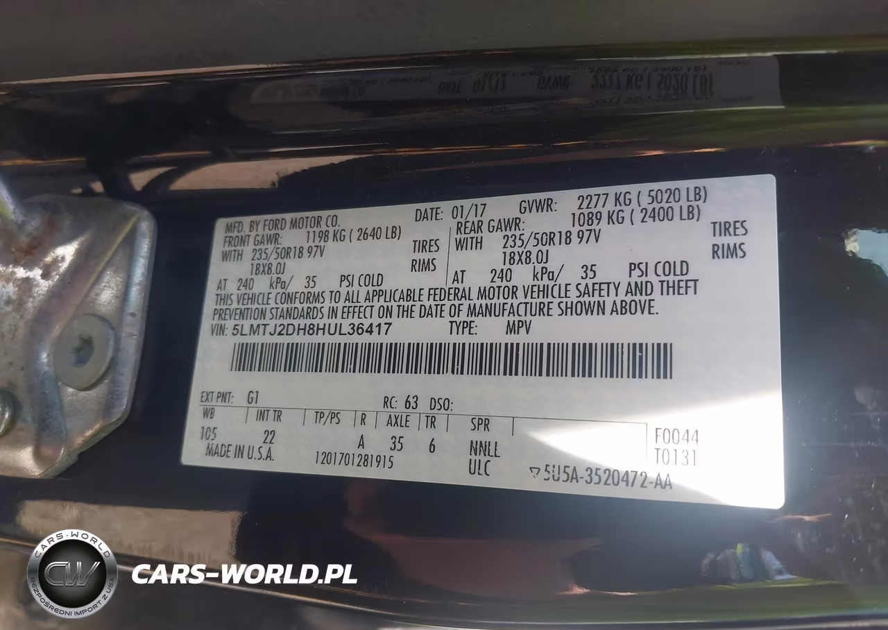 2017 Lincoln Mkc Select VIN:5LMTJ2DH8HUL36417 - 9