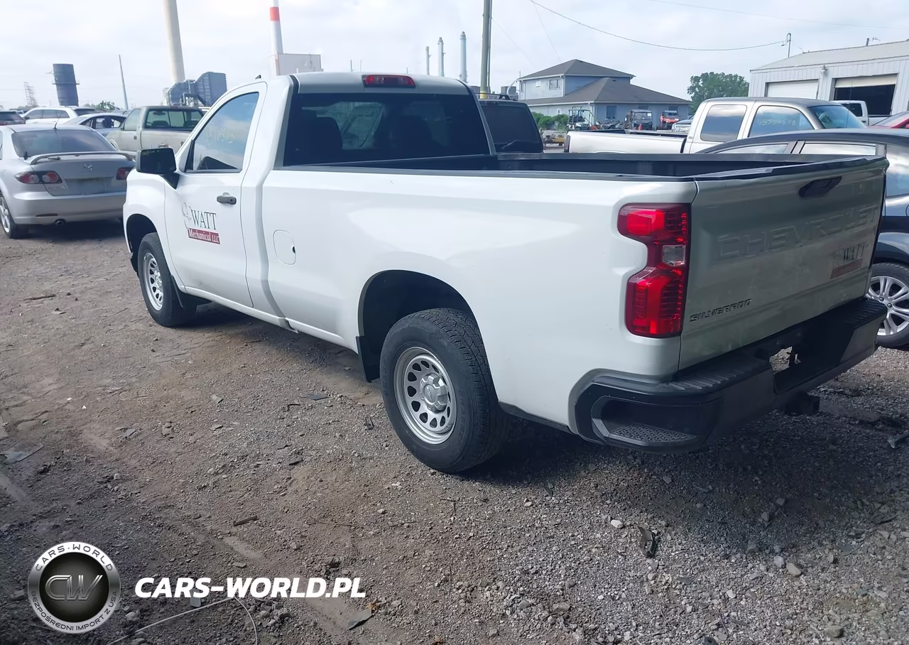 2021 Chevrolet Silverado 1500 2Wd Long Bed Wt VIN:3GCNWAEF6MG396038 - 3