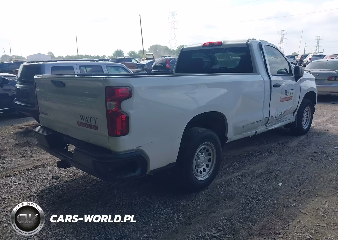 2021 Chevrolet Silverado 1500 2Wd Long Bed Wt VIN:3GCNWAEF6MG396038 - 4