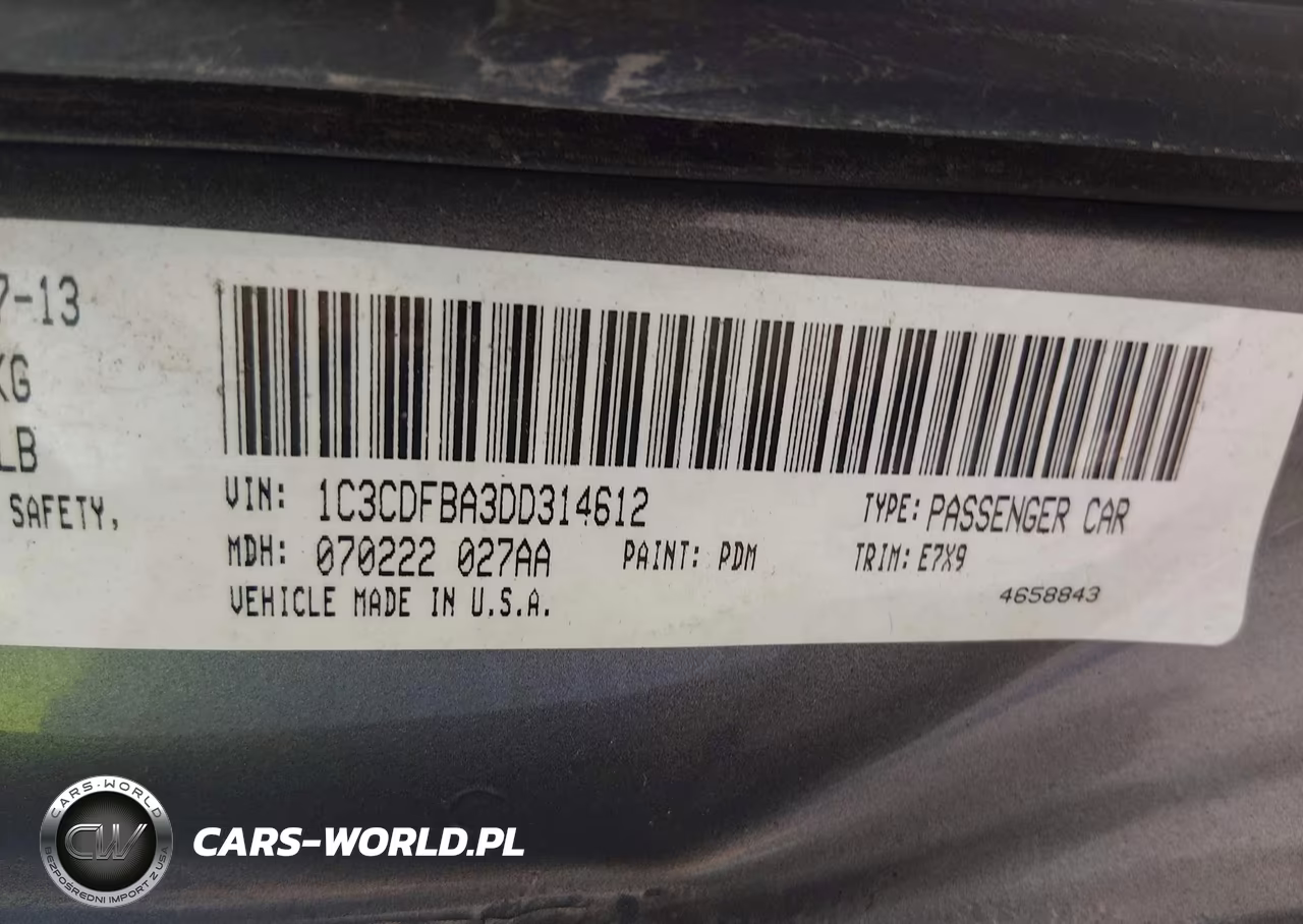 2013 Dodge Dart Sxt VIN:1C3CDFBA3DD314612 - 9