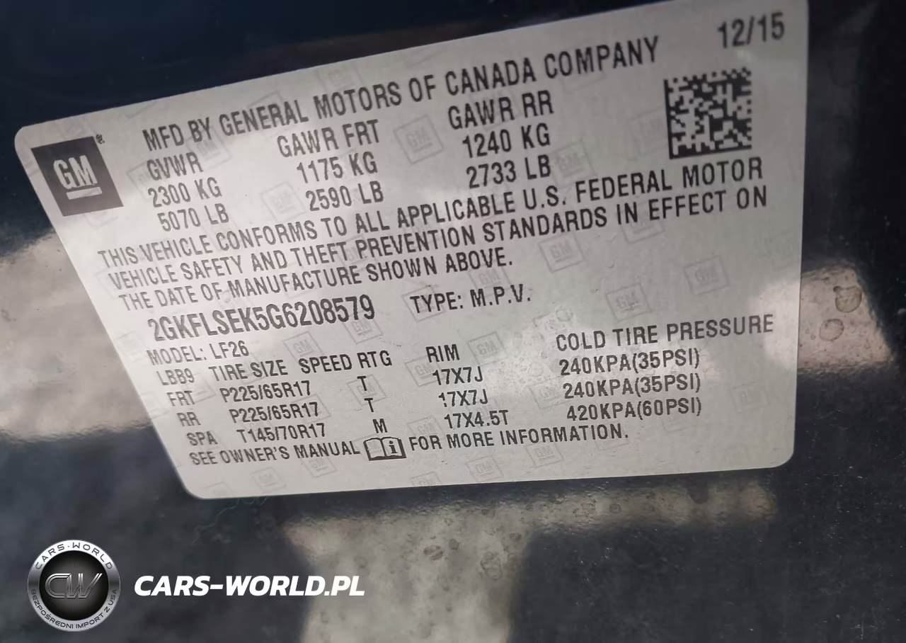2016 GMC Terrain Sle-1 VIN:2GKFLSEK5G6208579 - 9