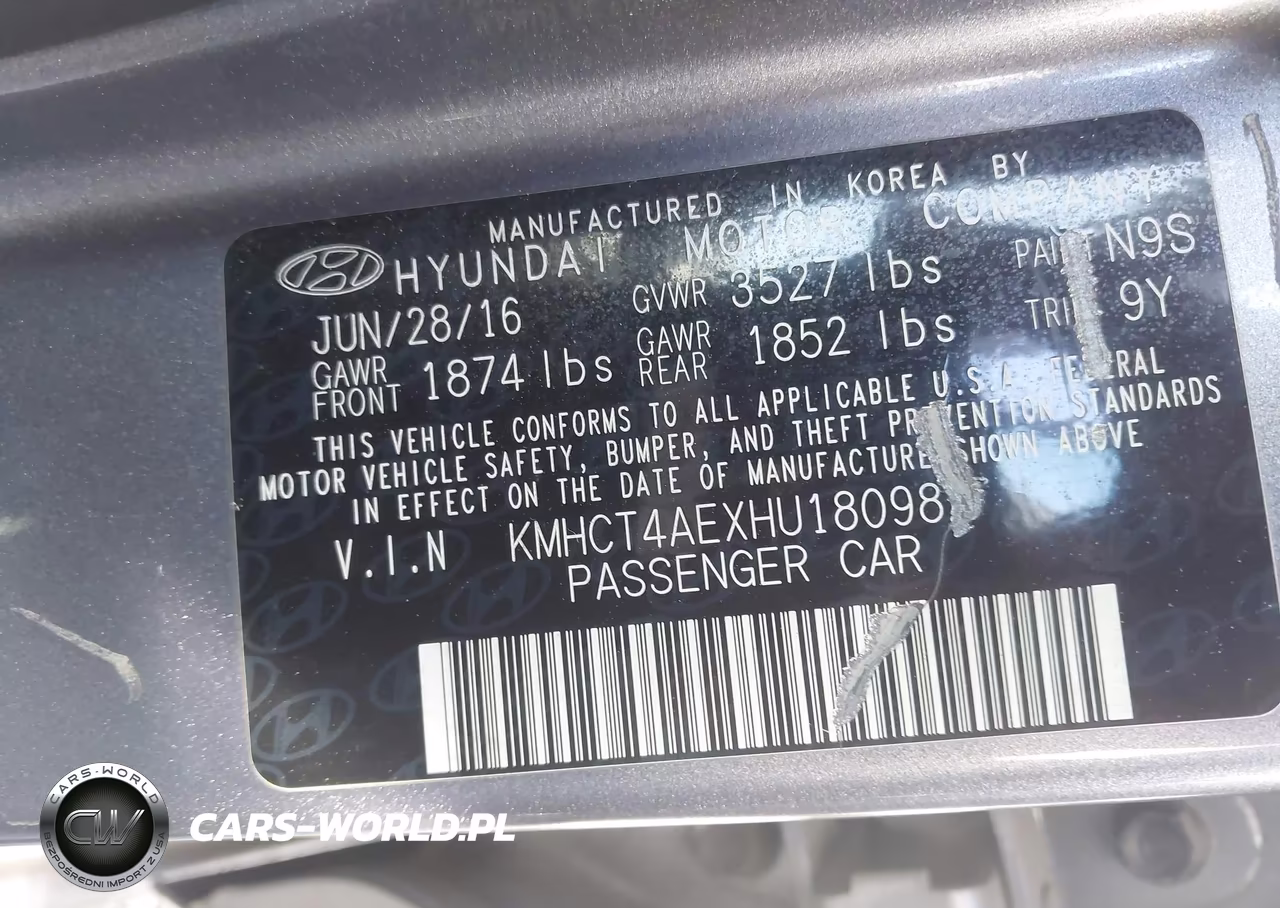 2017 Hyundai Accent Se VIN:KMHCT4AEXHU180982 - 9