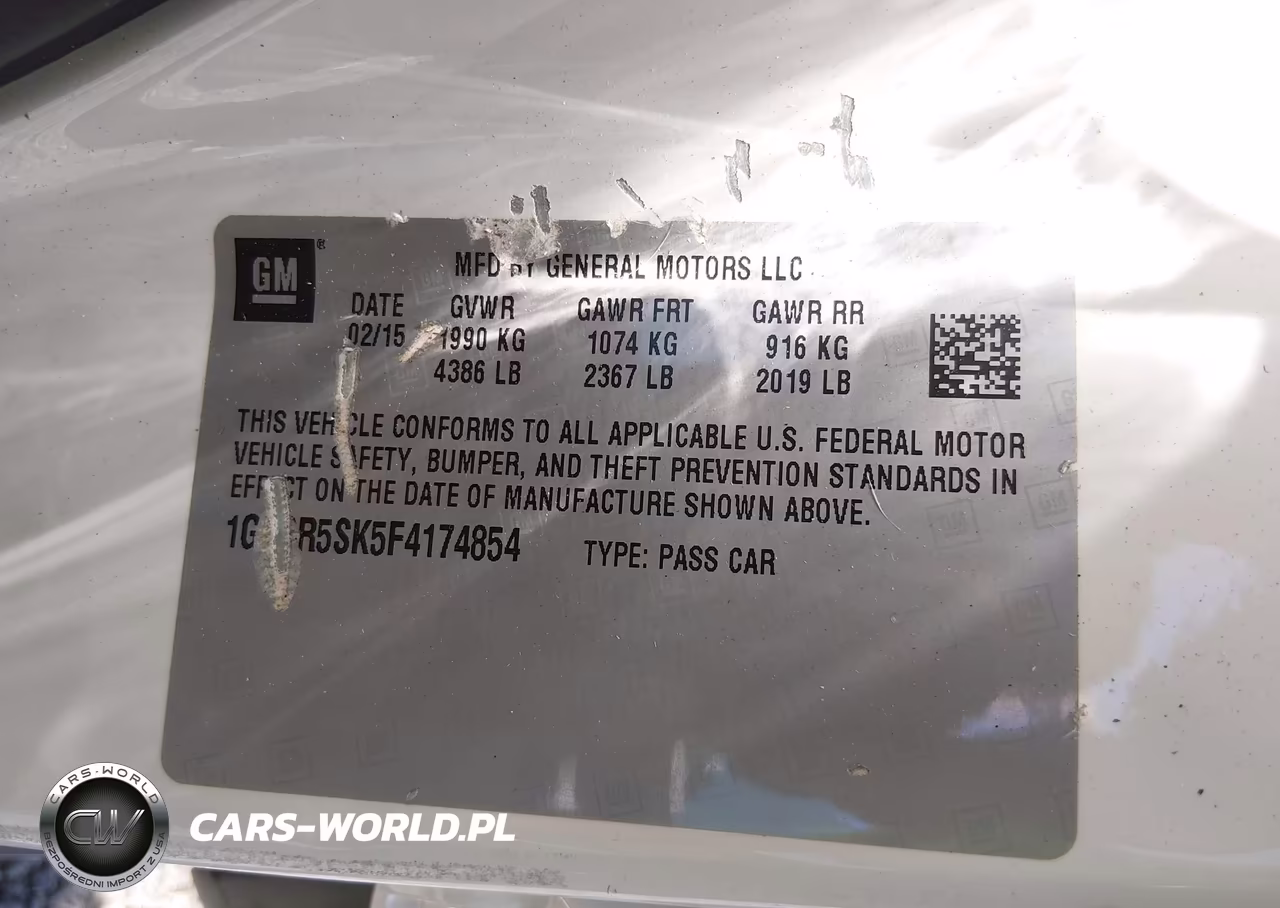 2015 Buick Verano Convenience Group VIN:1G4PR5SK5F4174854 - 9