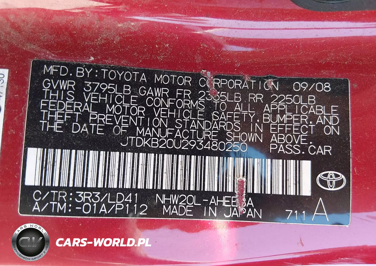 2009 Toyota Prius VIN:JTDKB20U293480250 - 9