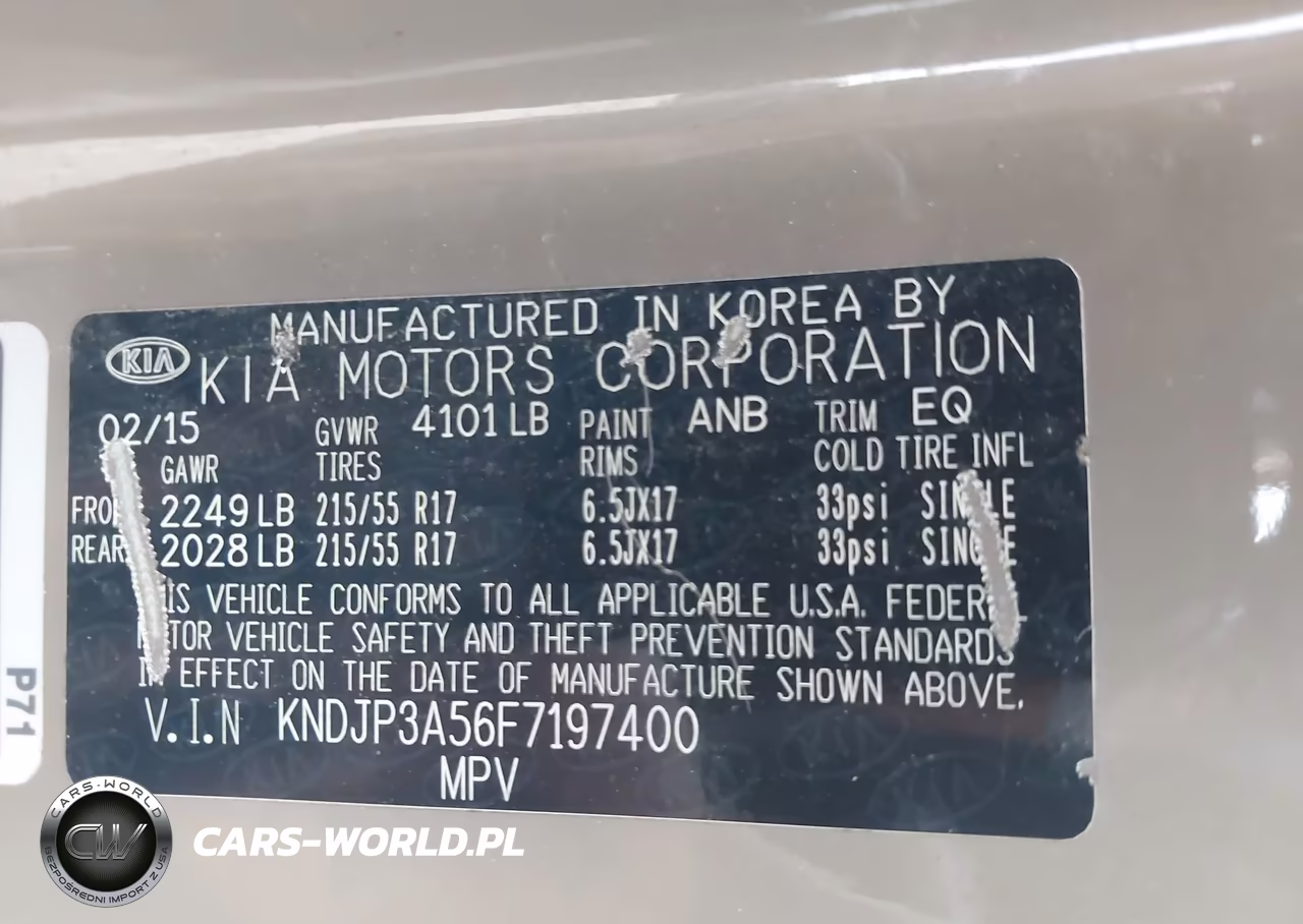 2015 Kia Soul + VIN:KNDJP3A56F7197400 - 9