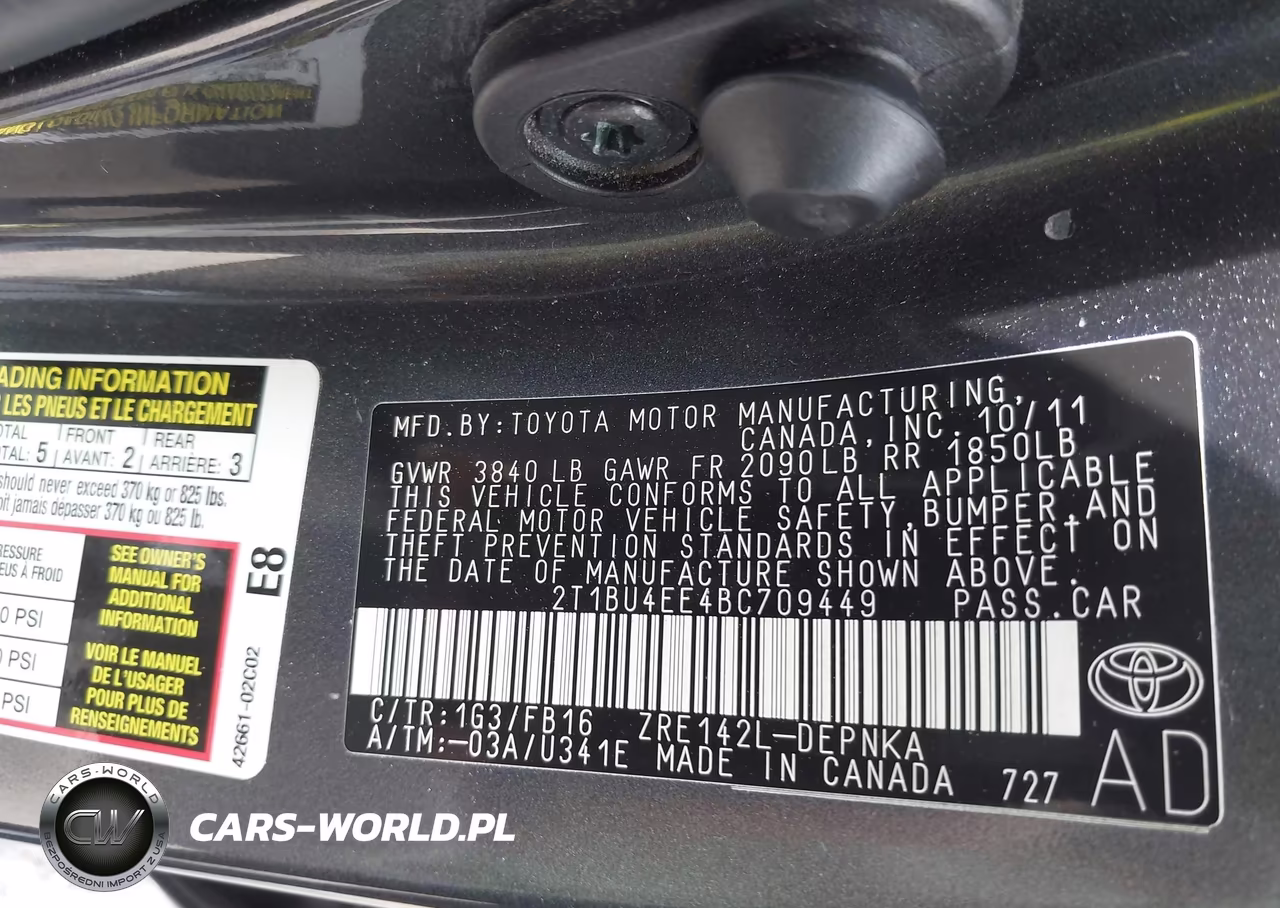 2011 Toyota Corolla Le VIN:2T1BU4EE4BC709449 - 9