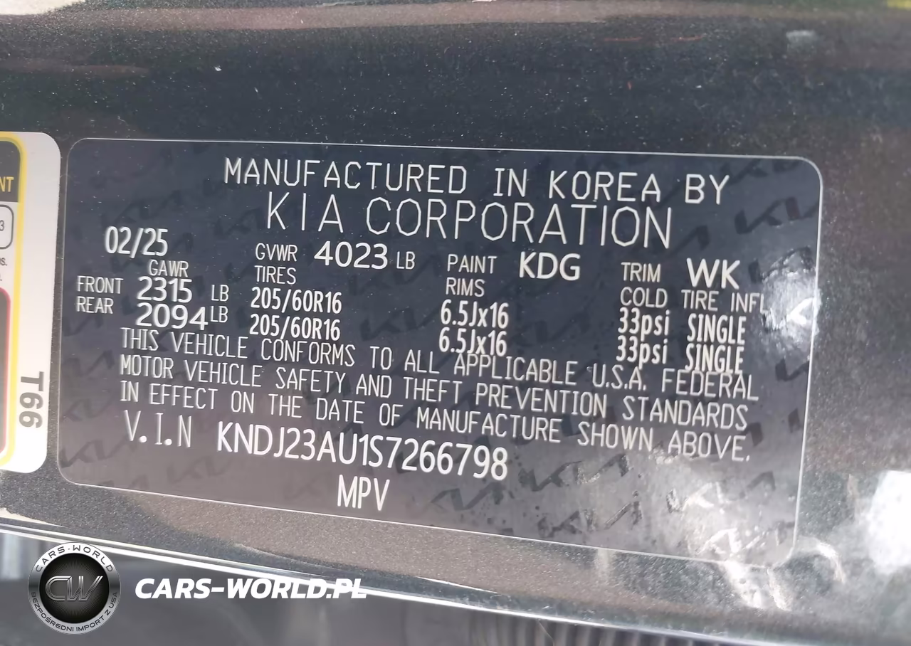2025 Kia Soul Lx VIN:KNDJ23AU1S7266798 - 9