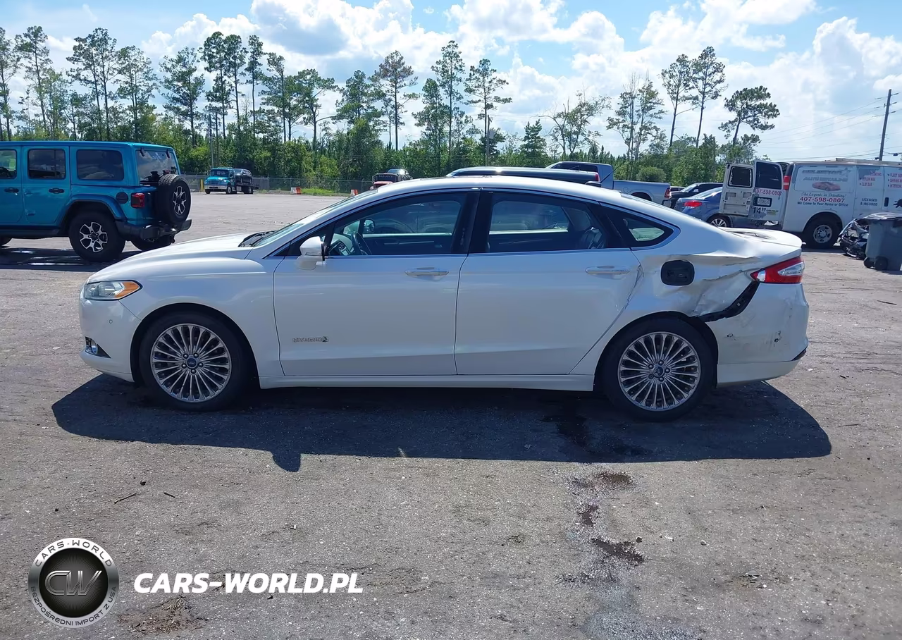 2014 Ford Fusion Hybrid Titanium VIN:3FA6P0RUXER274525 - 14