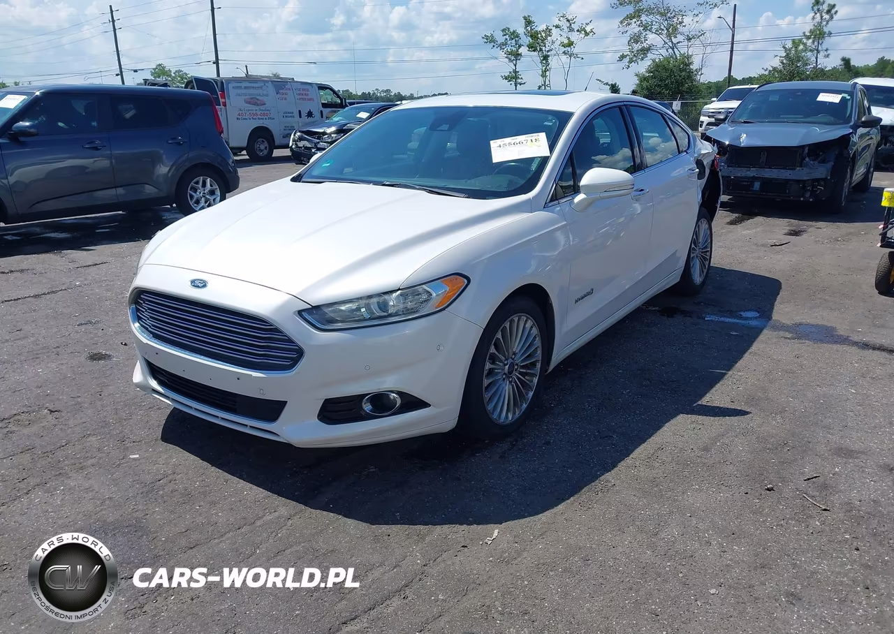 2014 Ford Fusion Hybrid Titanium VIN:3FA6P0RUXER274525 - 2