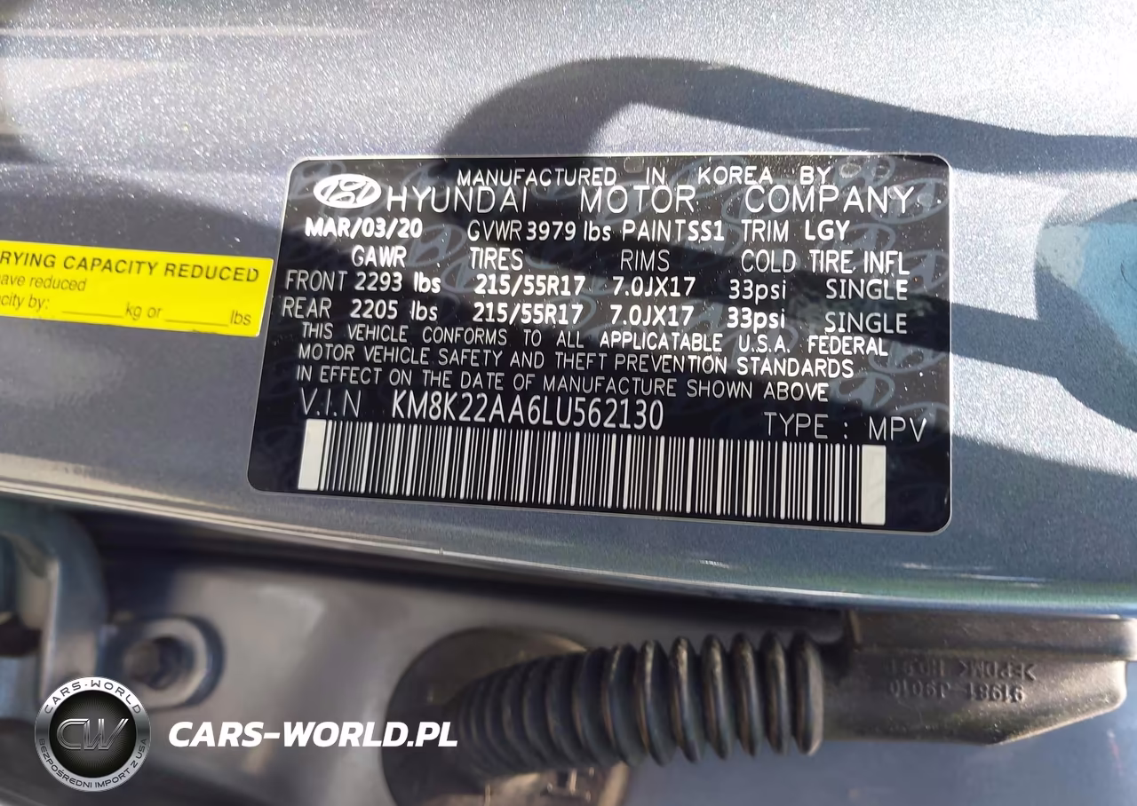 2020 Hyundai Kona Sel VIN:KM8K22AA6LU562130 - 9