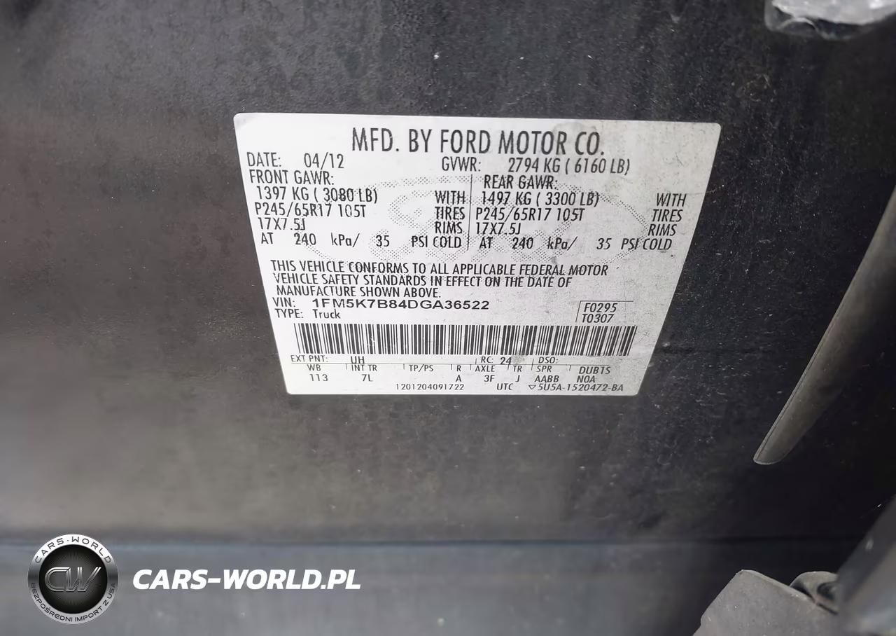 2013 Ford Explorer VIN:1FM5K7B84DGA36522 - 9