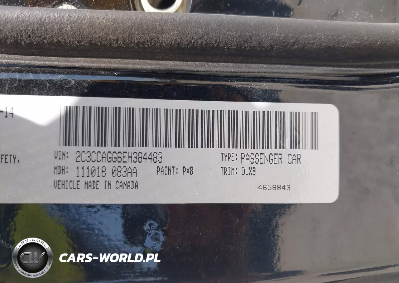 2014 Chrysler 300 VIN:2C3CCAGG6EH384483 - 9