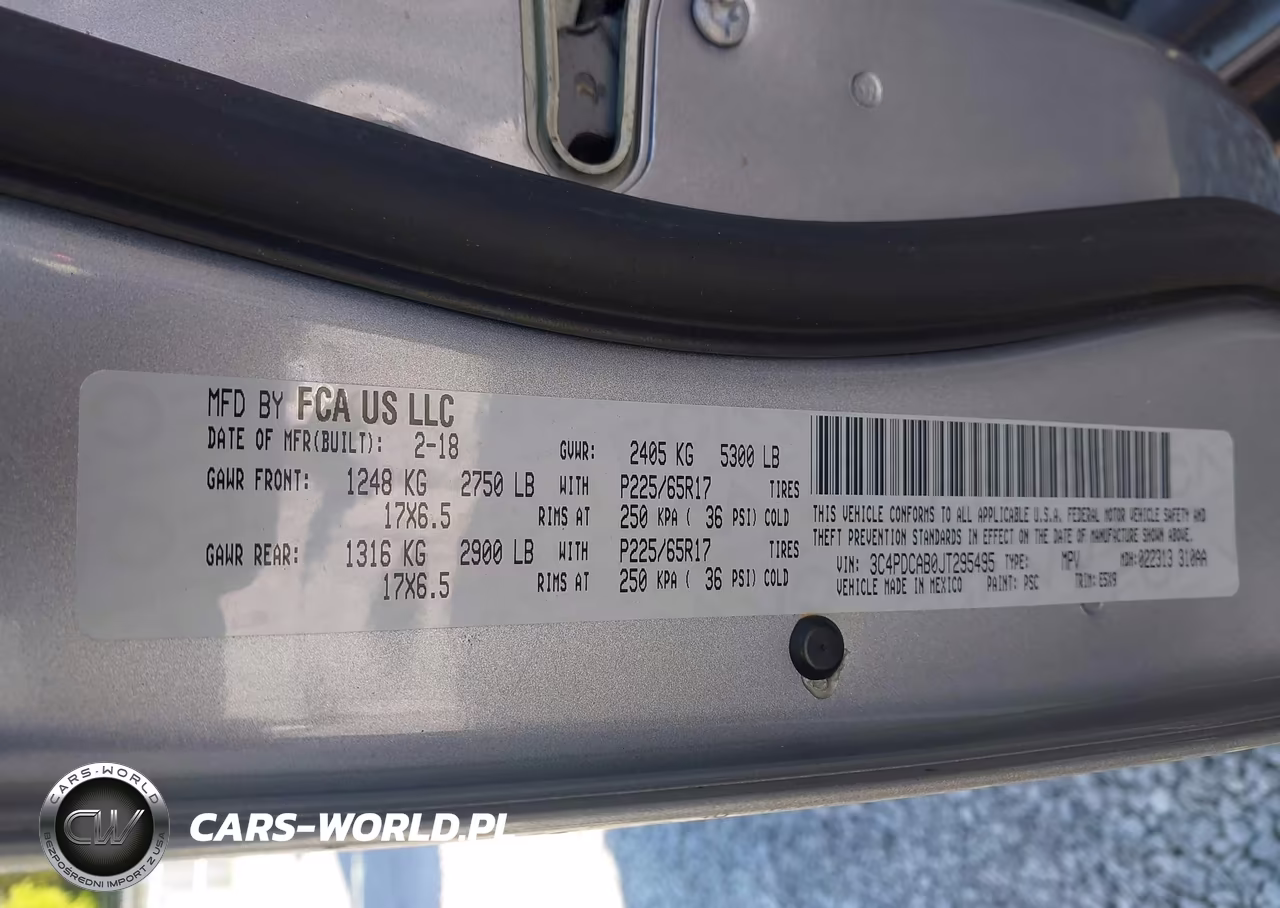 2018 Dodge Journey Se VIN:3C4PDCAB0JT295495 - 9