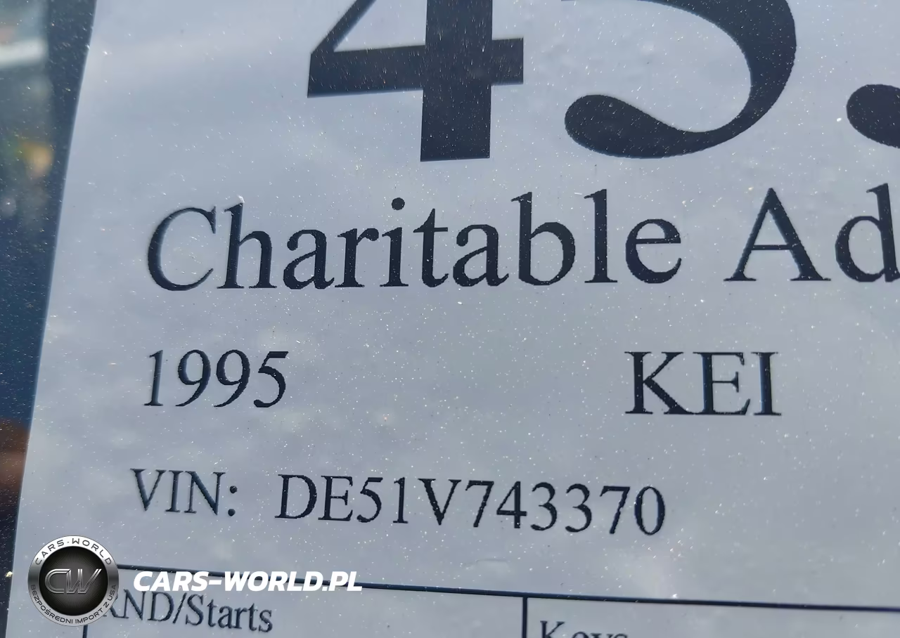 1995 Kei Van VIN:DE51V743370 - 9